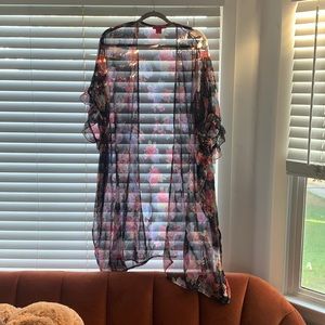 Betsy Johnson see-through jacket coverup slip